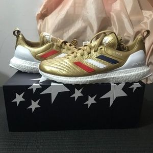 Kith X Adidas Soccer Copa Ultraboost Gold Size 8.5